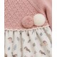 Vestido combinado "Pájaros" bebé