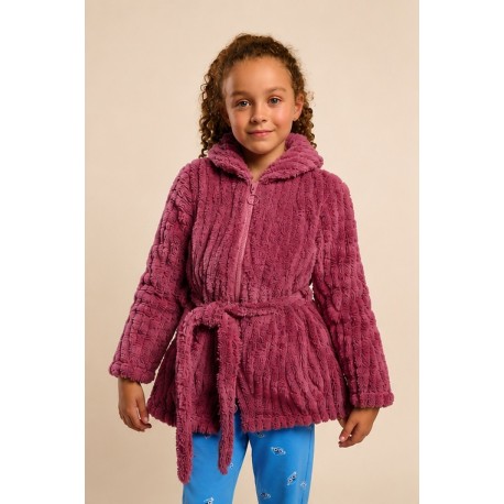 Bata coralina niña Ysabel Mora