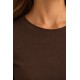 Camiseta básica mujer manga larga