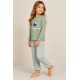 Pijama niña "Perro" cuadros vichy