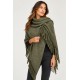 Poncho punto mujer