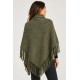 Poncho punto mujer