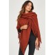 Poncho punto mujer