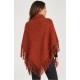 Poncho punto mujer