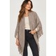 Poncho punto mujer
