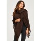 Poncho punto mujer