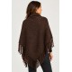 Poncho punto mujer