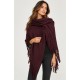 Poncho punto mujer
