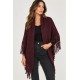 Poncho punto mujer