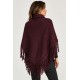 Poncho punto mujer