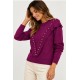 Jersey volante tachuelas mujer
