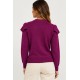 Jersey volante tachuelas mujer