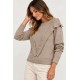 Jersey volante tachuelas mujer