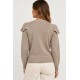 Jersey volante tachuelas mujer