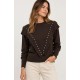 Jersey volante tachuelas mujer