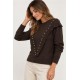 Jersey volante tachuelas mujer