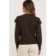 Jersey volante tachuelas mujer