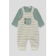 Conjunto peto rayas bebé Street Monkey