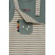 Conjunto peto rayas bebé Street Monkey