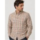 Camisa manga larga cuadros color hombre