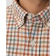 Camisa manga larga cuadros color hombre