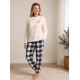 Pijamas	 Pijama cuadros coralina Ysabel Mora mujer