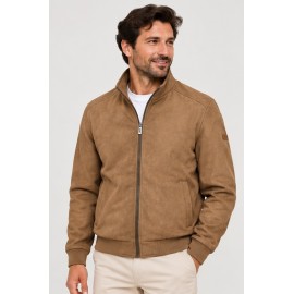 Chaqueta antelina hombre
