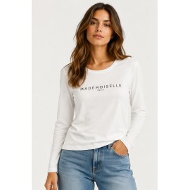 Camiseta "Mademoiselle" mujer