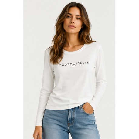 Camiseta "Mademoiselle" mujer