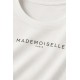Camiseta "Mademoiselle" mujer