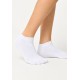 Pack 3 calcetines tobilleros mujer blancos