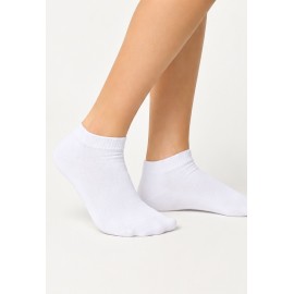 Pack 3 calcetines tobilleros mujer blancos