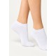 Pack 3 calcetines tobilleros mujer blancos