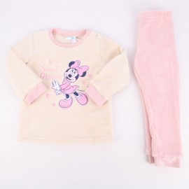 Pijama coralina Minnie bebé