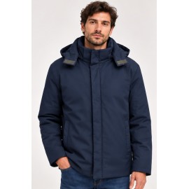 Chaqueta acolchada hombre capucha