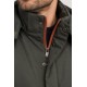 Chaqueta acolchada hombre capucha