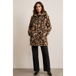 Abrigo reversible Tiffosi Animal print