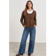 Jersey cuello camisa mujer