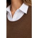 Jersey cuello camisa mujer