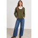 Jersey cuello camisa mujer