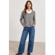Jersey cuello camisa mujer