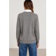 Jersey cuello camisa mujer