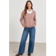 Jersey cuello camisa mujer