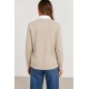 Jersey cuello camisa mujer