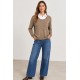 Jersey cuello camisa mujer