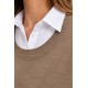 Jersey cuello camisa mujer