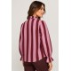 Blusa rayas lazo mujer
