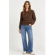 Jersey cuello polo botones mujer