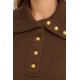 Jersey cuello polo botones mujer