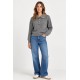 Jersey cuello polo botones mujer